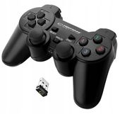 GAMEPAD PAD KONTROLER BEZPRZEWODOWY USB PC PS3 12 PRZYCISKÓW + WIBRACJA