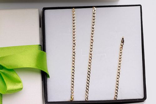 złoty łańcuszek pancerka 333 2mm 45cm na Arena.pl