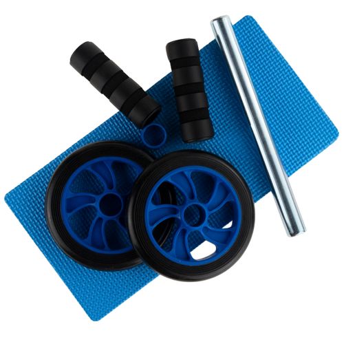 WAŁEK ROLLER DO ĆWICZEŃ KÓŁKO PODWÓJNE + MATA na Arena.pl
