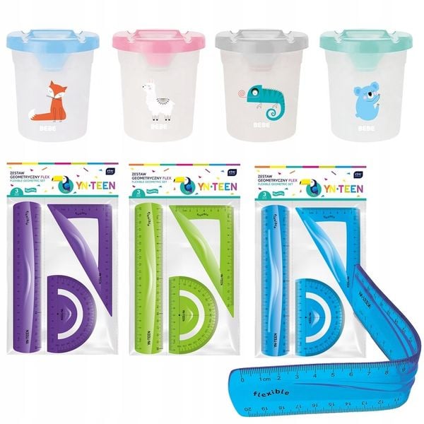 BEBE INTERDRUK DUŻA WYPRAWKA ZESTAW DO SZKOŁY XXL 1-3 + GRATIS 26 ELEMENTÓW zdjęcie 3