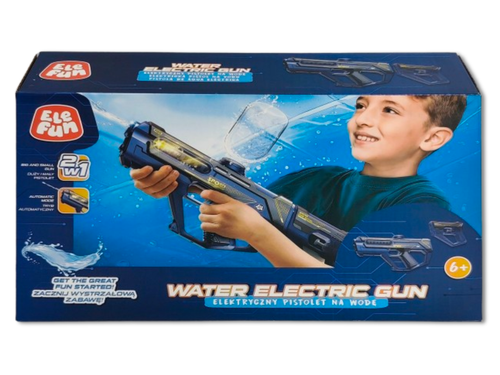 Pistolet na  wodę - Elektryczny 36cm - Niebieski na Arena.pl