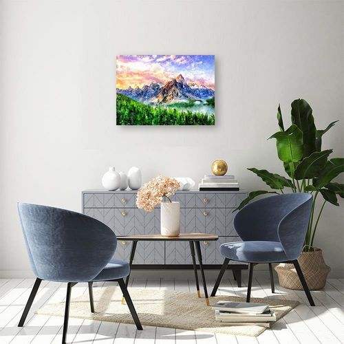 Plakat, Wschód słońca w górach 60x40 na Arena.pl