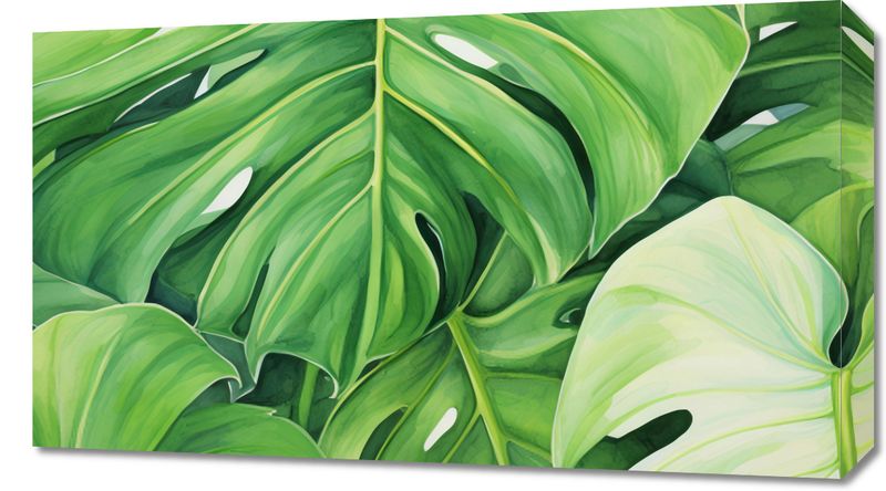 Obraz 70x40cm Tajemnice Liści zdjęcie 1