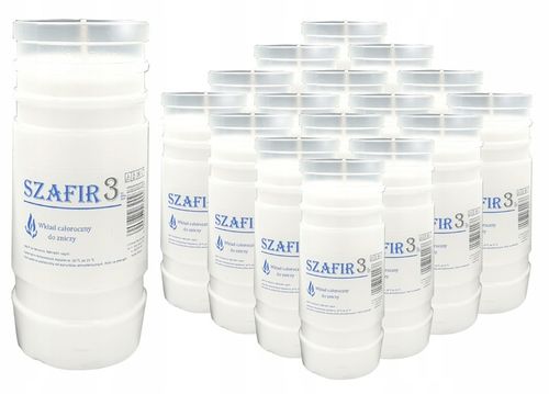 Wkłady do zniczy Parafinowe Szafir3 /14cm + Zapalarka GRATIS na Arena.pl