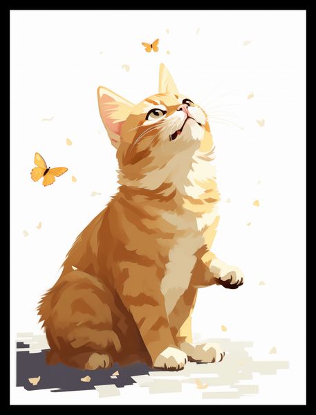 Plakat 30x40cm Motyle i Marzenia zdjęcie 2