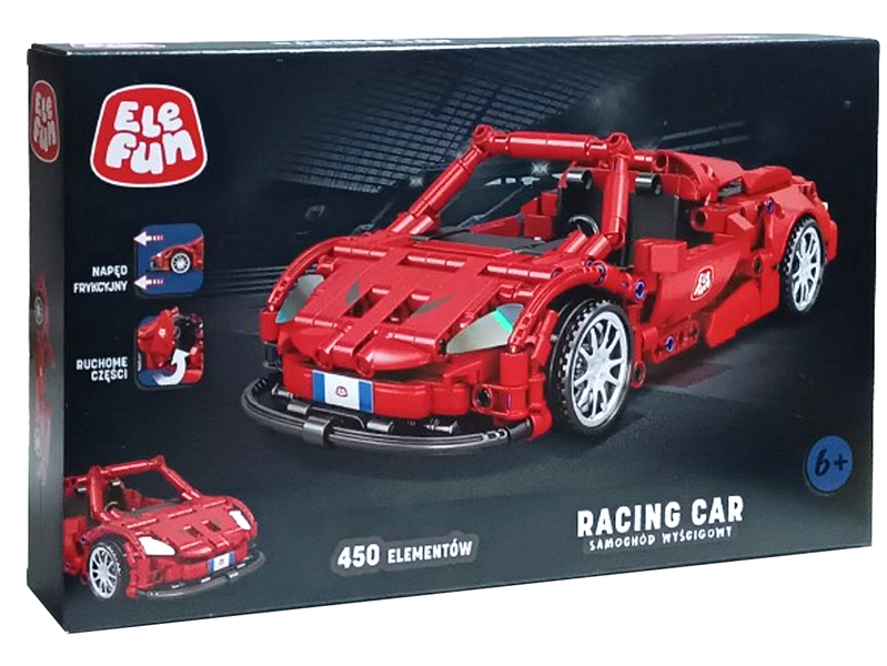 Klocki Elefun Racing Car Samochód wyścigowy C0905 zdjęcie 1