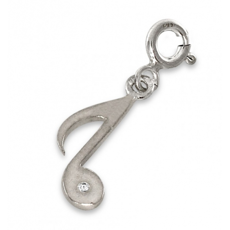 SREBRNY CHARMS NUTKA Z CYRKONIĄ PRÓBA SREBRA 925 na Arena.pl