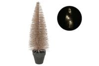 choinka 10 led 30cm złota