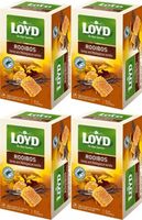 Herbata ziołowa w kopertach Loyd Rooibos miód i wanilia 20szt x4