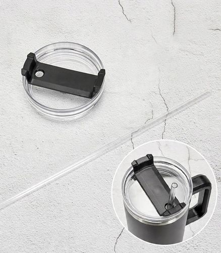 KUBEK TERMICZNY TERMOS ZE SŁOMKĄ UCHWYTEM DUŻY XXL 1200 ML CZARNY POJEMNY na Arena.pl