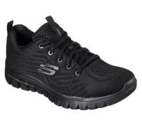 Skechers damskie buty sportowe GRACEFUL-GET CONNECTED 12615 BBK BLACK 41