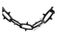 ŁAŃCUCH ŻELIWNY NR 3 - OWALNY NA OGRODZENIE SŁUPEK RETRO