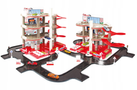 MEGA GARAŻ PARKING 4 POZIOMY 3W1 TOR WINDY MYJNIA + AUTO polski MOCHTOYS