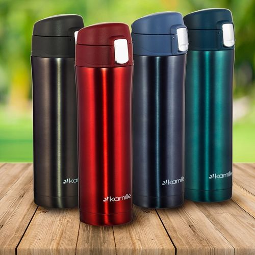 KUBEK TERMICZNY TERMOS STALOWY BUTELKA SZCZELNY pojemny bidon KAMILLE na Arena.pl