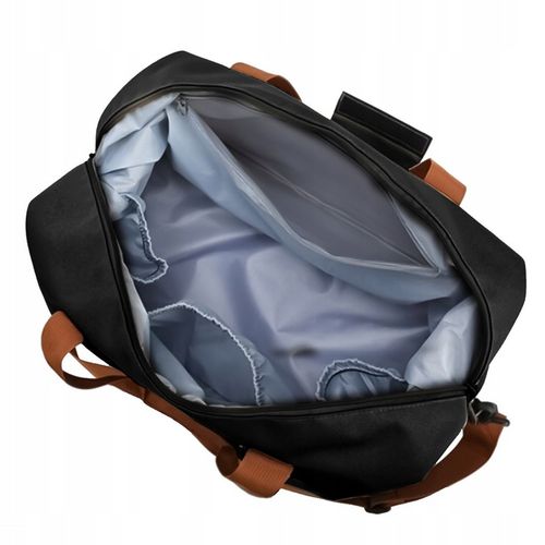 Torba Podróżna DUŻA Sportowa Bagaż Podręczny Turystyczna Wodoodporna Czarna na Arena.pl