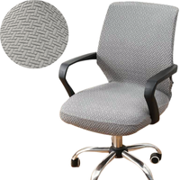 POKROWIEC NA FOTEL OBROTOWY JODEŁKA M JASNY SZARY