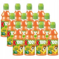 Sok 100% Kubuś banan marchew jabłko 12x300ml