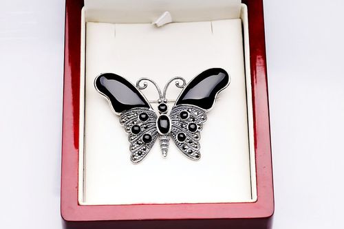 Srebrna broszka RDM3439 - Markazyty na Arena.pl