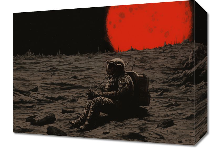 Obraz 40x30cm Samotność w Kosmosie zdjęcie 1