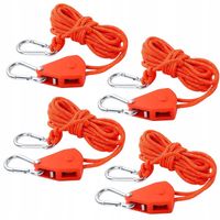 Namiot ciągnie linki odblaskowe z napinaczem 4 szt 4m