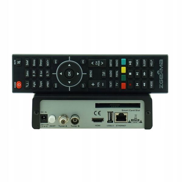 TUNER ZGEMMA H8.2H DEKODER SAT + DVB-T2 HEVC ENIGMA2 E2 + ADAPTER zdjęcie 11