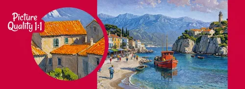 Puzzle 1000 elementów. Wioska nadmorska 30912 na Arena.pl