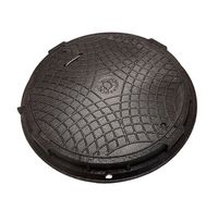 Pokrywa właz do studzienki szamba 60cm WL-60/75 czarny