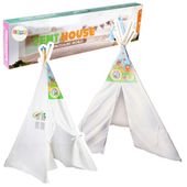 Domek Namiot Dla Dzieci Tipi Indiański Chmurki Wodoodporny Ogród