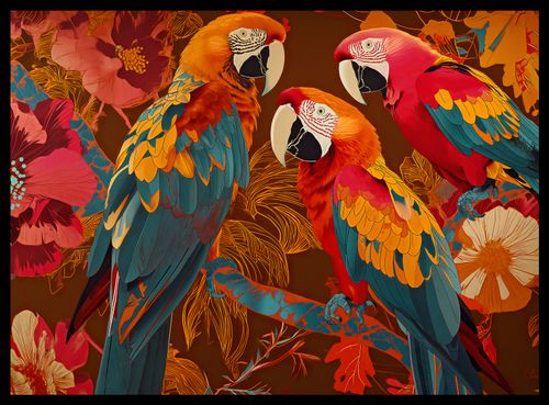 Plakat 55x40cm Kolorowe Ary na Arena.pl