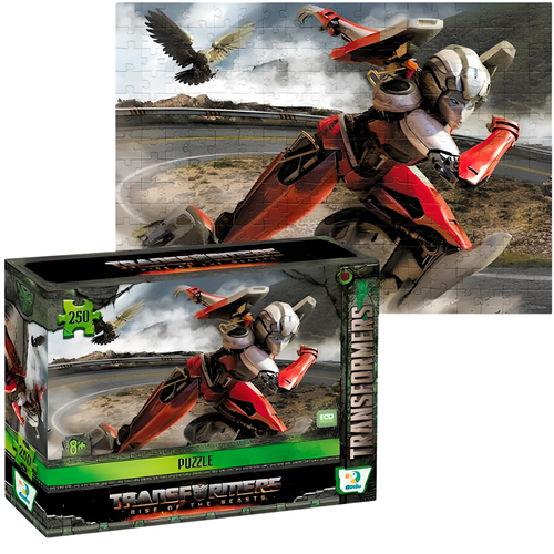 Puzzle 250 Elementów Transformers Z Powłoką Soft Touch Układanka Dla Dzieci na Arena.pl