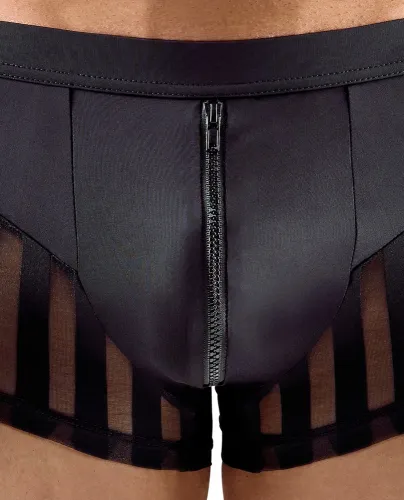 svenjoyment bokserki męskie czarne z połprzezroczystymi wstawkami s na Arena.pl