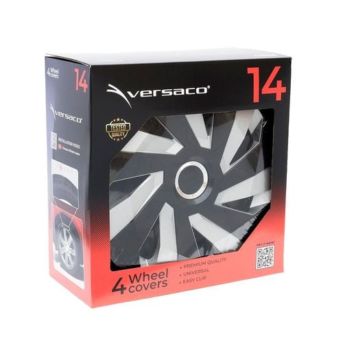 Kołpaki Vector RC black / silver 14", 4 szt. na Arena.pl