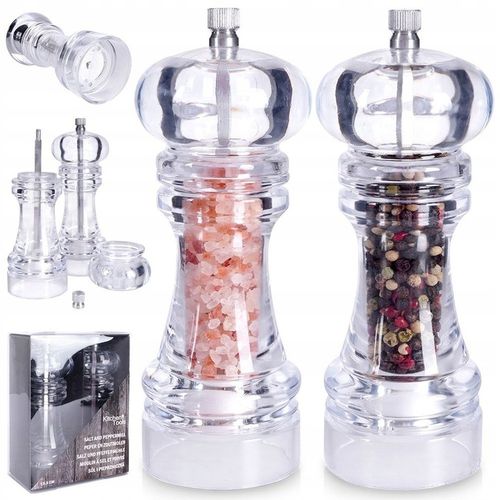 2x Młynek PIEPRZU SOLI mielenia przypraw młynki zestaw młynków przyprawnik na Arena.pl