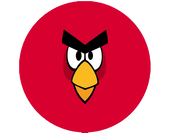 Opłatek na tort Angry Birds