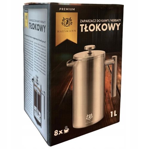 KAWIARKA ZAPARZACZ do KAWY HERBATY 1000 ml FRENCH PRESS ZAPARZACZ na Arena.pl