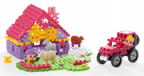 Marioinex klocki WAFFLE mini FARMER - Urocze ranczo, 112 elementów na Arena.pl