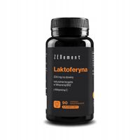 Laktoferyna 200mg w porcji B12 Witaminą C Lactoferrin 90 Kapsułek Zenement
