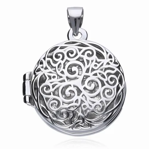 SREBRNY OKRĄGŁY OTWIERANY SEKRETNIK PUZDERKO AŻUR na Arena.pl