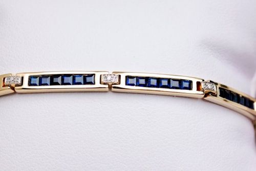Złota bransoleta BZD4585 - Diament na Arena.pl