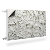 MASKOWNICA Magnetyczna Na Grzejnik Rzeźbiony Kamień Liście 120cm x 60cm