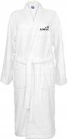 SZLAFROK BIAŁY Z HAFTEM rozmiar 2XL unisex PREZENT z imieniem urodzinowy