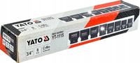 YATO KLUCZE NASADKI UDAROWE 22-41mm 3/4'' 8 el.