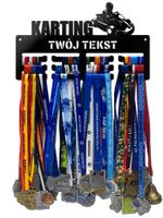 Wieszak na medale KARTING twoje imię dowolny tekst 146.3