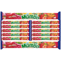 Mamba Gumy rozpuszczalne o smakach owocowych 106 g (4 x 26,5 g) X 12 sztuk