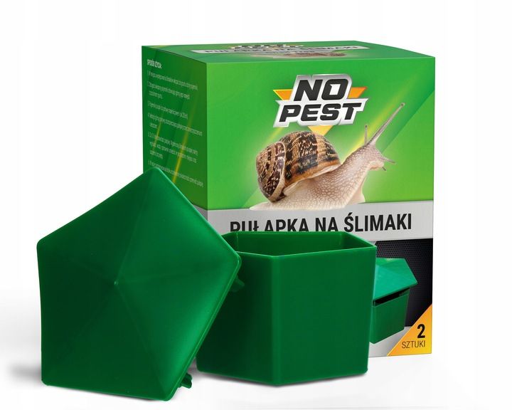 SKUTECZNA PUŁAPKA NA ŚLIMAKI PRZECIW ŚLIMAKOM SNAIL TRAP NO PEST (2 SZT) zdjęcie 7
