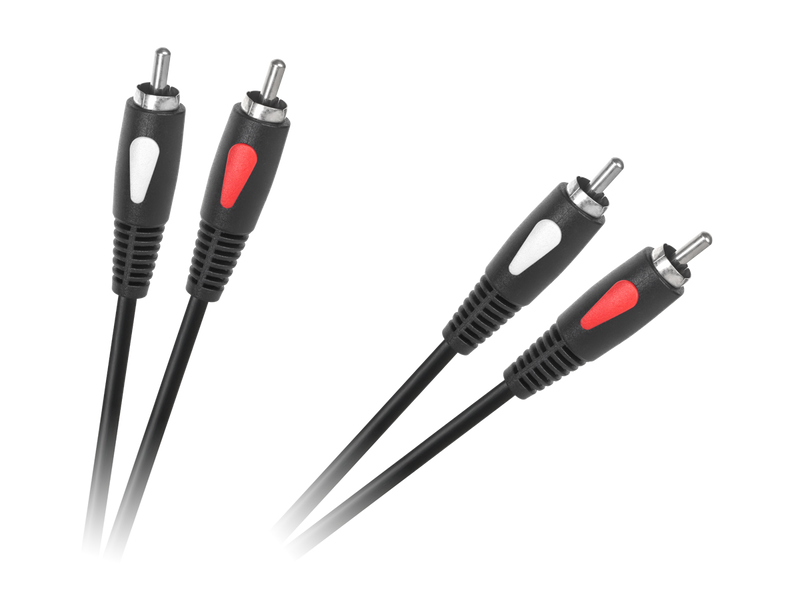 KPO4001-1.8 Kabel 2RCA-2RCA 1.8m Cabletech Eco-Li zdjęcie 1