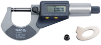 MIKROMETR ELEKTRONICZNY 0-25mm YT-72305 YATO CEFRO