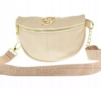 Laura Biaggi nerka saszetka jasny beż groszek JP70