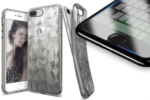 ETUI RINGKE PRISM IPHONE 8/7 PLUS + SZKŁO 3MK FG na Arena.pl