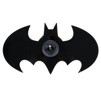 Dziecięca lampa ścienna ORIGAMI-BATMAN2 metalowa nietoperz czarny